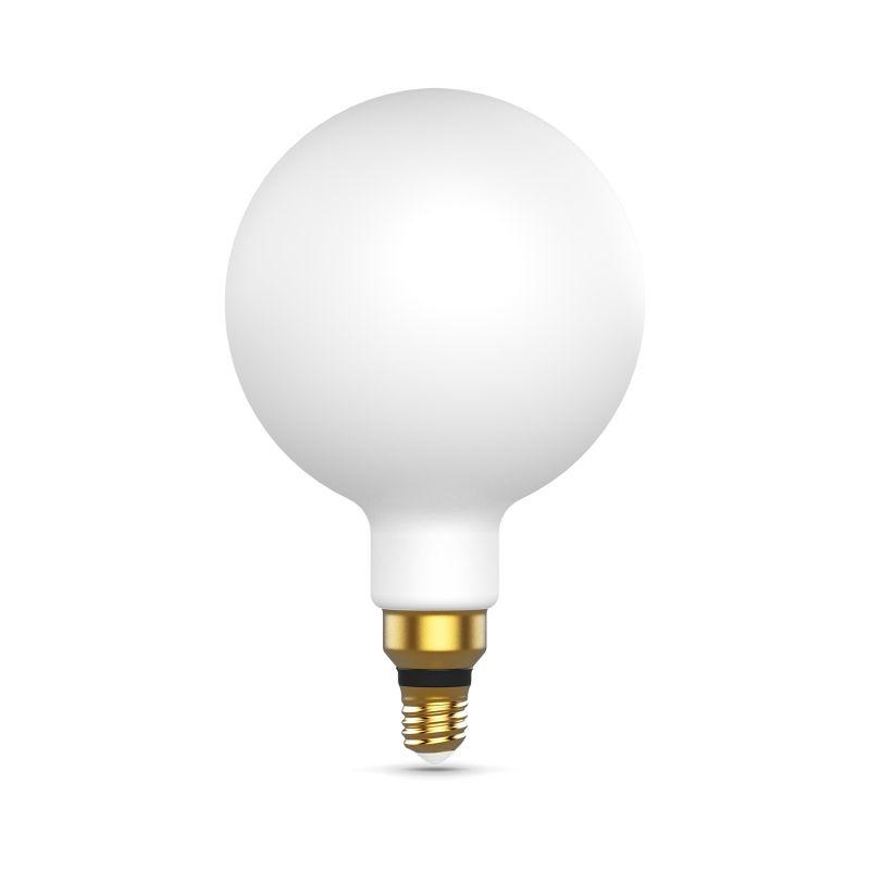 Лампа светодиодная LED 14 Вт 1170 Лм 4100К белая Е27 G200 диммируемая milky Filament Gauss (153202214-D)