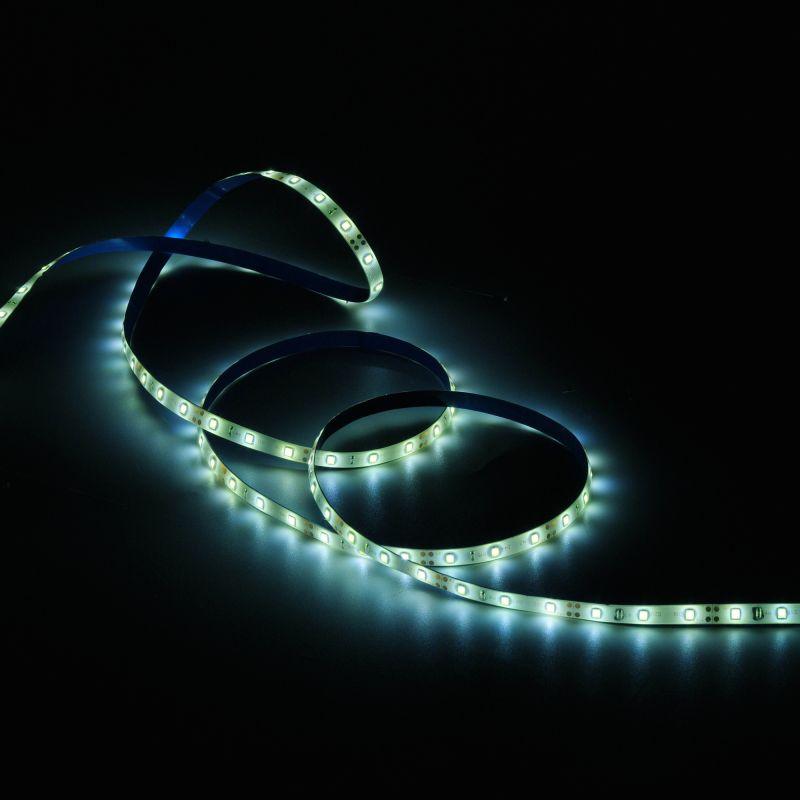 Лента светодиодная Elementary 4.8Вт/м 60LED/м бел. IP66 12В DC (уп.5м) GAUSS 356000305