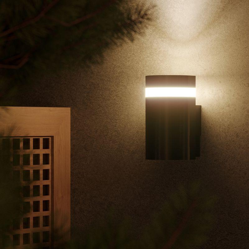 Светильник садово-парковый Enigma НТУ 50Вт GU10 IP54 170-240В 50Гц 100х105х155 архитектурный настенный GAUSS GD160