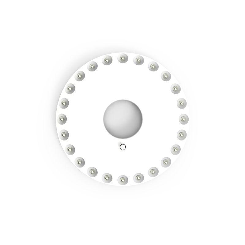 Фонарь светодиодный кемпинговый 24LED 300лм магнит и карабин элементы питания 3xAA (не в компл.) бел. GAUSS GF003