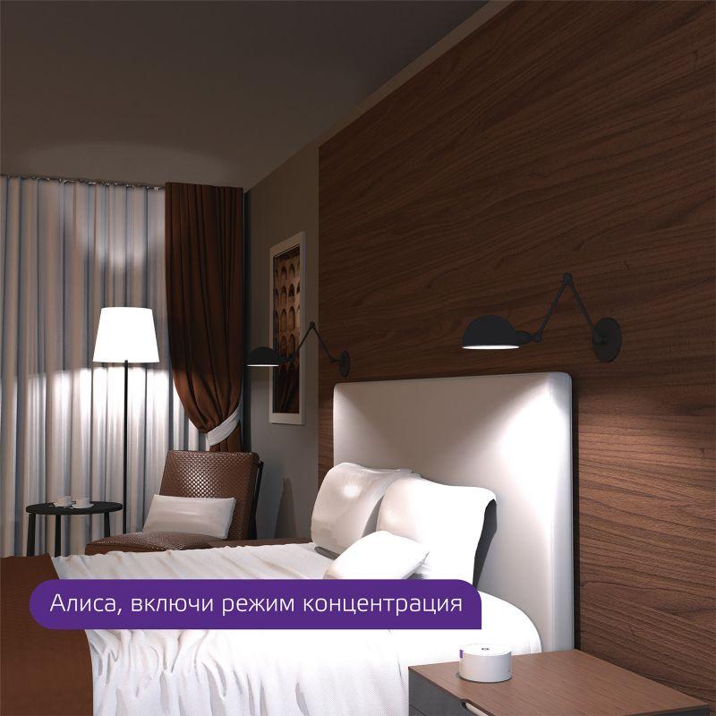 Лампа светодиодная умная LED 6.5 Вт 720 Лм 2000-5500К E27 G95 изм.цвет.темпр.+диммирование управление по Wi-Fi Smart Home Filament Gauss (1340112)