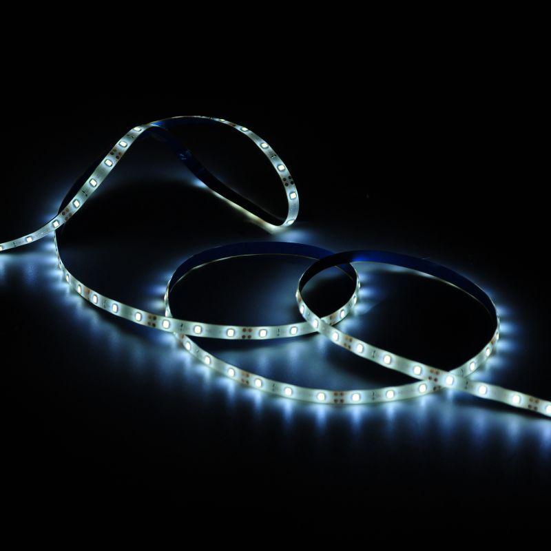 Лента светодиодная LED 6 Вт/м 600 Лм/м 2835-SMD 60 шт/м 12 В DC 3000К теплый белый IP65 блистер (5 м ) (комплект) Basic Gauss (BT013)