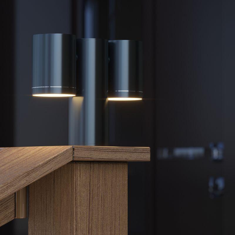 Светильник садово-парковый 2х35 Вт (max) 2хGU10 настенный архитектурный 220-240 В 50Hz IP54 221х155х70 мм Sonata Gauss (GD152)