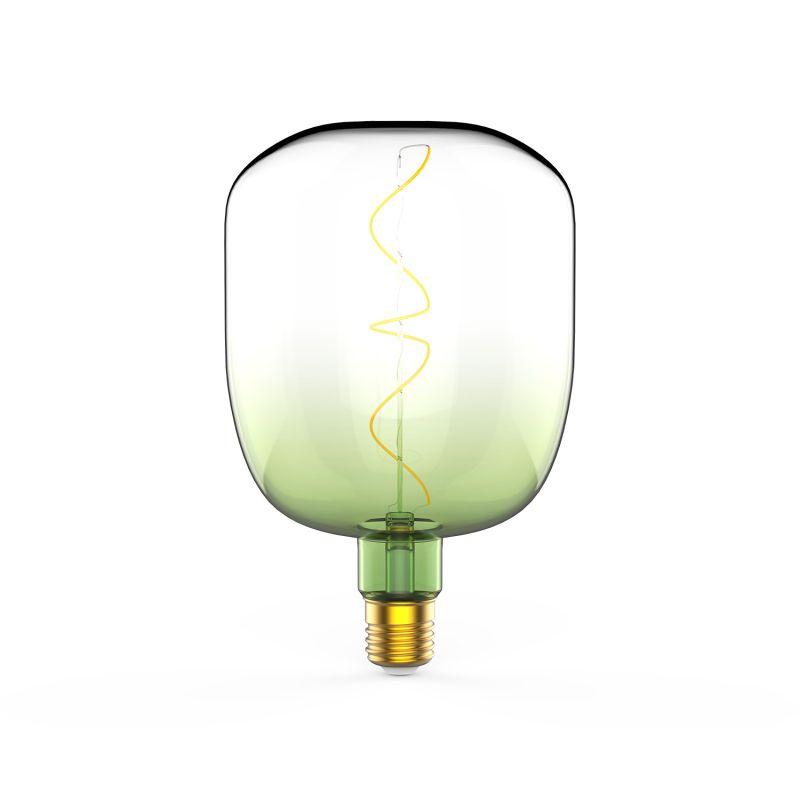 Лампа светодиодная LED 5 Вт 200 Лм 1800К теплая Е27 V140 green-clear flexible Filament Gauss (1009802105)