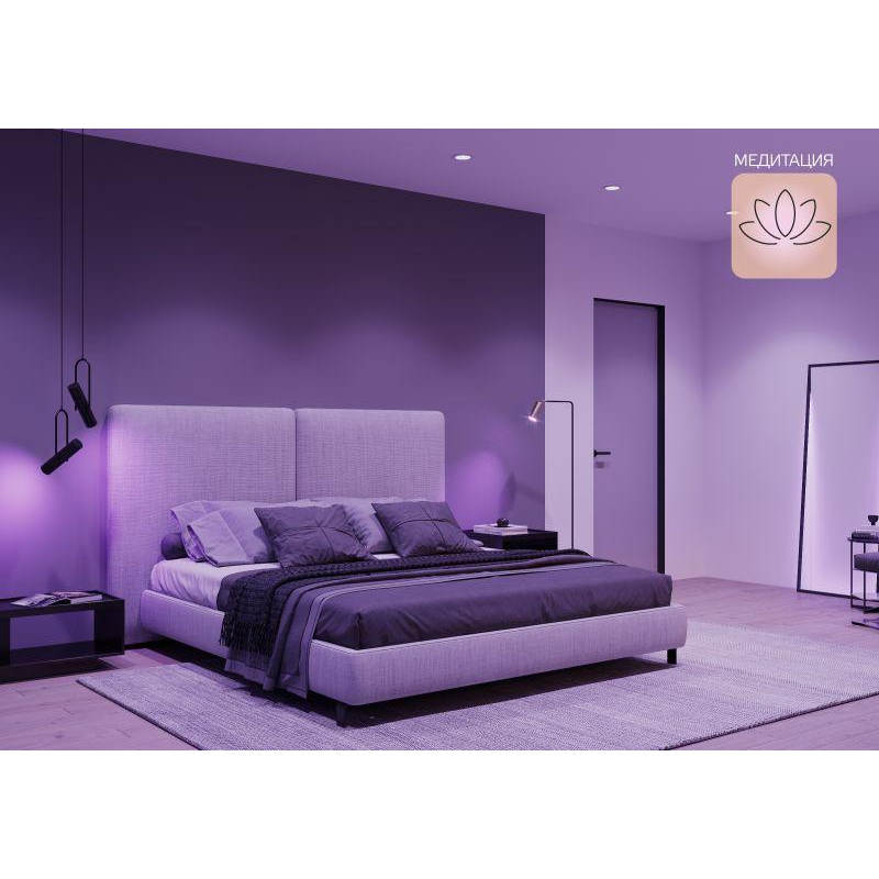 Лампа светодиодная умная LED 5 Вт 470 Лм 2700-6500К Е14 свеча изм.цвет.темп.+диммирование управление по Wi-Fi Smart Home Gauss (1110112)