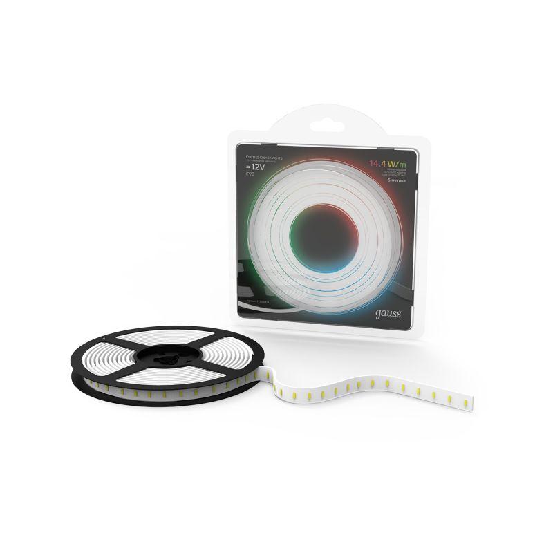 Лента светодиодная LED 5050/60-SMD 14.4W 12V DC RGB 5м (312000414)