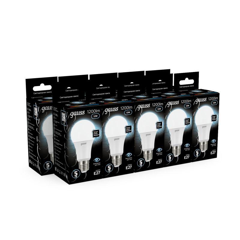 Лампа светодиодная Black Globe 12Вт 4100К бел. E27 1200лм 150-265В Gauss 102502212