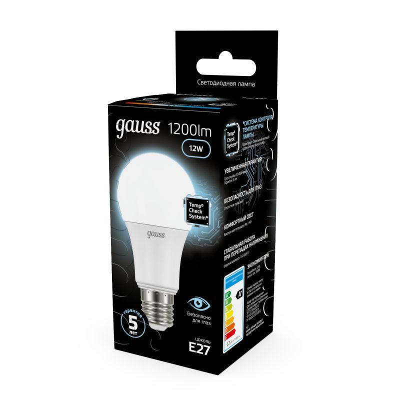 Лампа светодиодная Black Globe 12Вт 4100К бел. E27 1200лм 150-265В Gauss 102502212