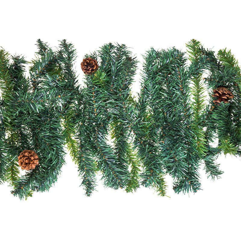 Гирлянда "Еловый шлейф с шишками" 2.75м d41см 300 веток NEON-NIGHT 307-221