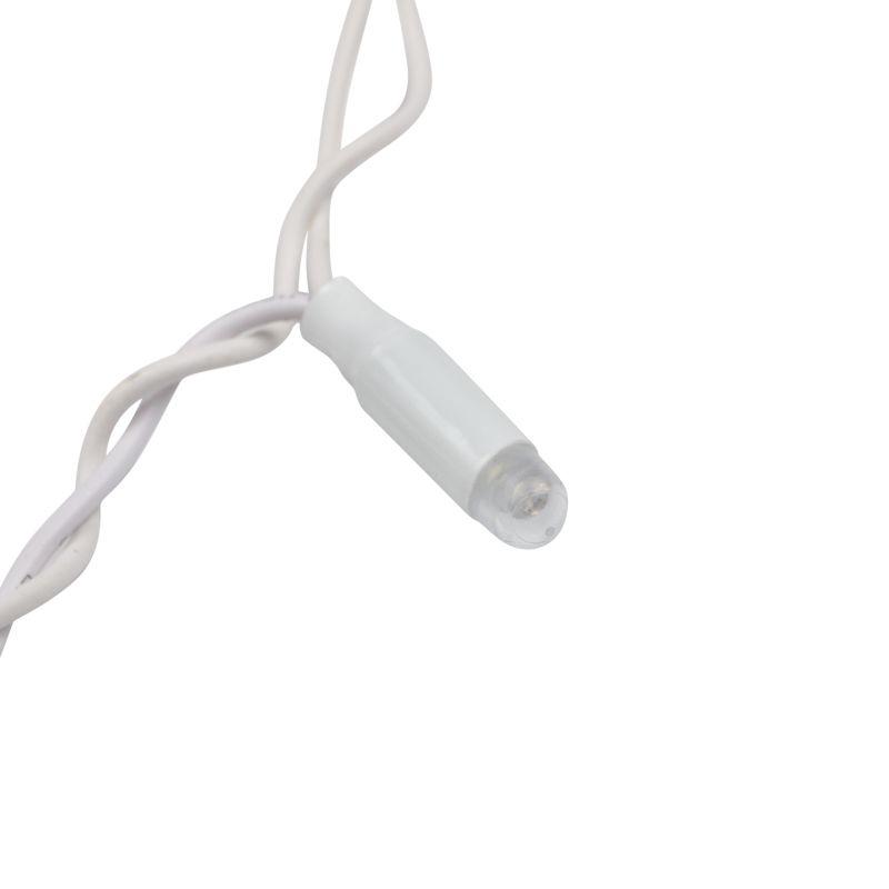 Гирлянда Дождь "ПЛЕЙ-ЛАЙТ" 2х3м 760LED 45Вт 230В IP44 бел.; фиксинг бел. провод NEON-NIGHT 235-135