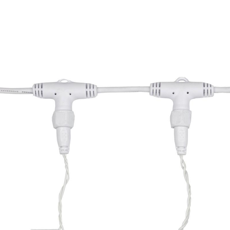 Гирлянда Дождь "ПЛЕЙ-ЛАЙТ" 2х3м 760LED 45Вт 230В IP44 бел.; фиксинг бел. провод NEON-NIGHT 235-135