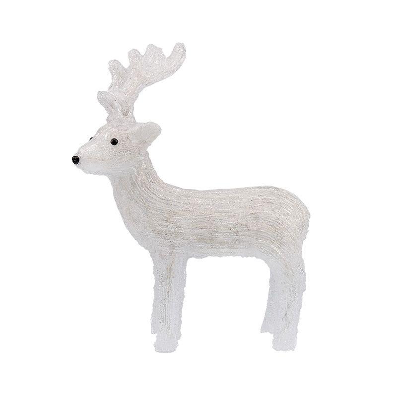 Фигура акриловая "Северный олень" 45см 100LED 4Вт 24В IP65 бел. (с трансф.) NEON-NIGHT 513-270