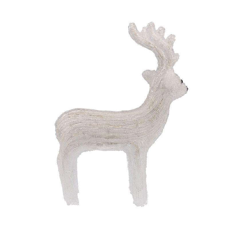 Фигура акриловая "Северный олень" 45см 100LED 4Вт 24В IP65 бел. (с трансф.) NEON-NIGHT 513-270