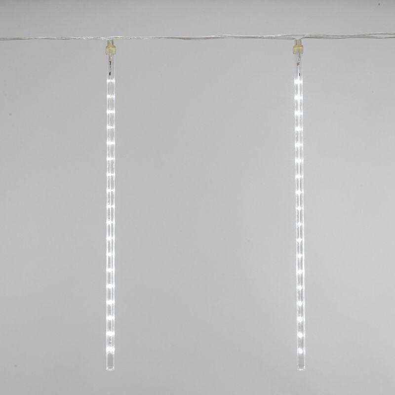 Электроукрашение "Тающая сосулька" 8х30LED 0.5м 220В IP20 бел.; черн. провод NEON-NIGHT 256-313-6