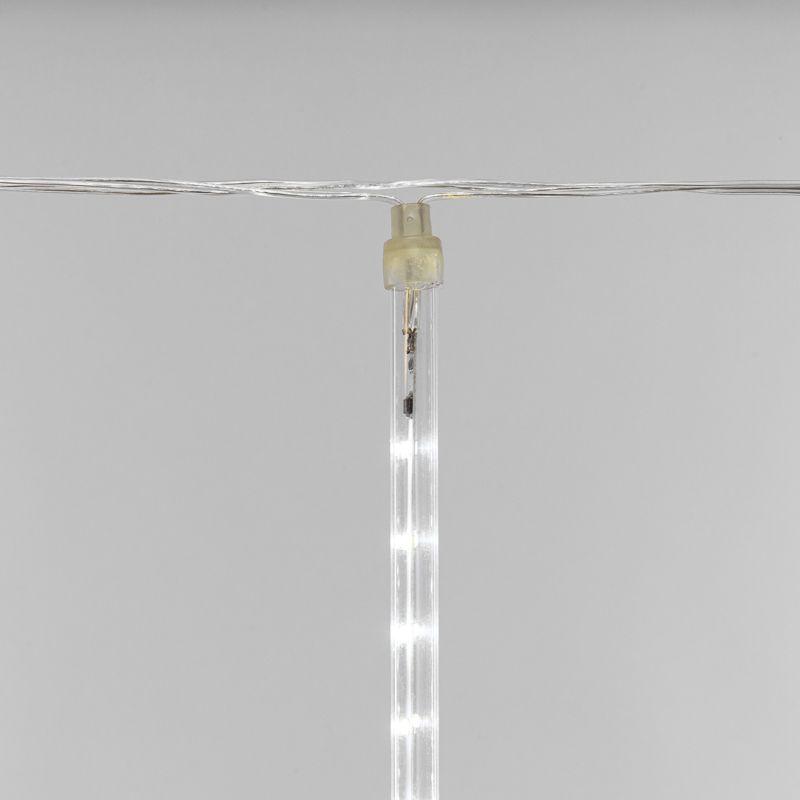 Электроукрашение "Тающая сосулька" 8х30LED 0.5м 220В IP20 бел.; черн. провод NEON-NIGHT 256-313-6