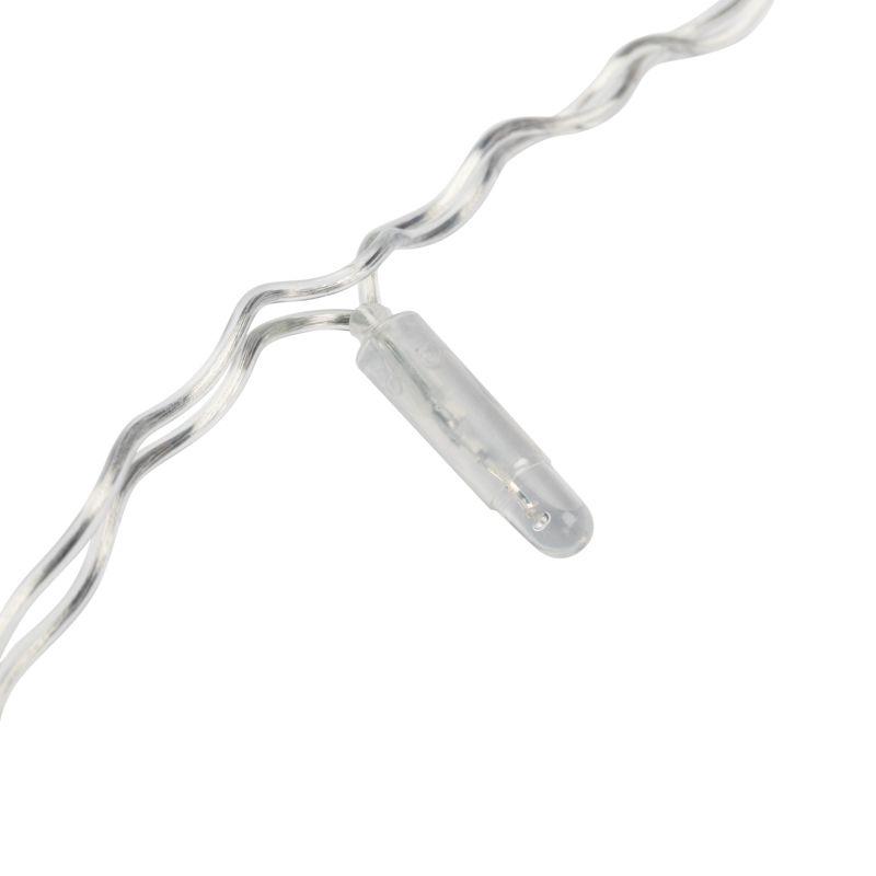 Гирлянда Дождь "ПЛЕЙ-ЛАЙТ" 2х1.5м 360LED 23Вт 220В IP44 220В мерцающая тепл. бел.; силикон. провод NEON-NIGHT 235-316