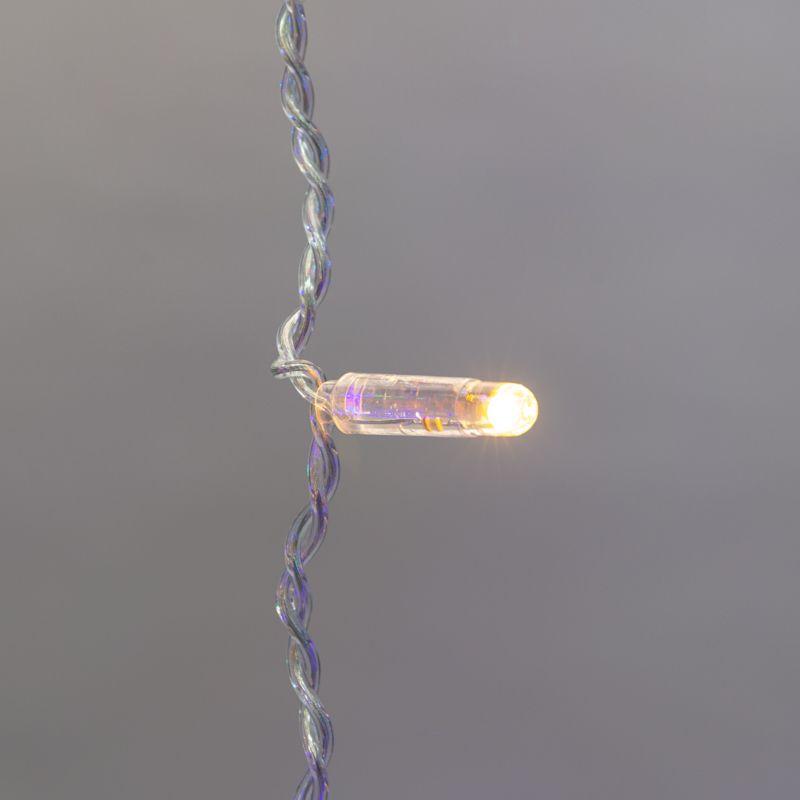 Гирлянда Дождь"ПЛЕЙ-ЛАЙТ" 2х3м 448LED 27Вт 220В IP44 мульти.; прозр. провод NEON-NIGHT 235-159-6