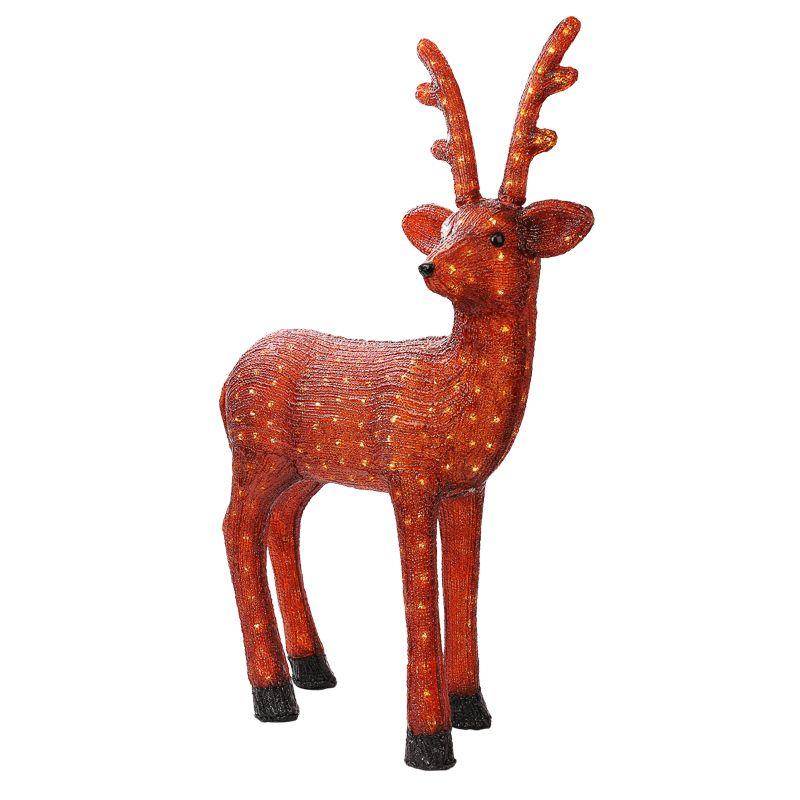 Фигура акриловая "Бурый олень" 78х100см 380LED 23Вт 24В IP65 (с трансф.) бел. NEON-NIGHT 513-305