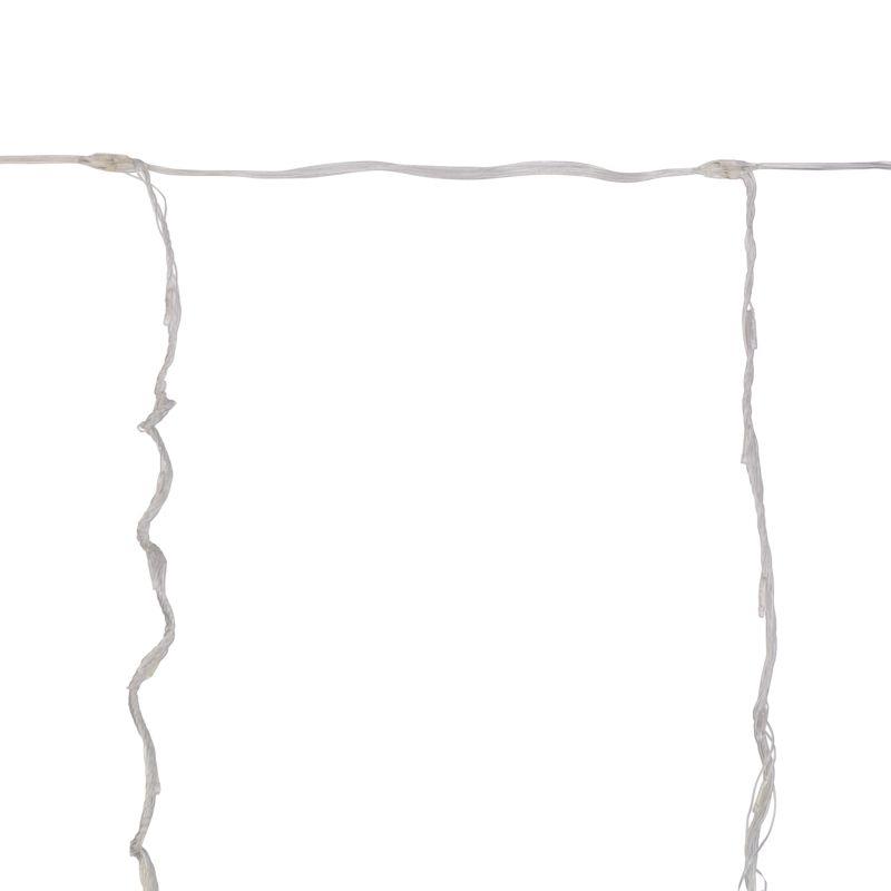 Гирлянда Дождь "ПЛЕЙ-ЛАЙТ ВОДОПАД" 2х9м (с контроллером с трансформатором) 480LED 30Вт 24В IP44 прозр. провод бел. NEON-NIGHT 235-495