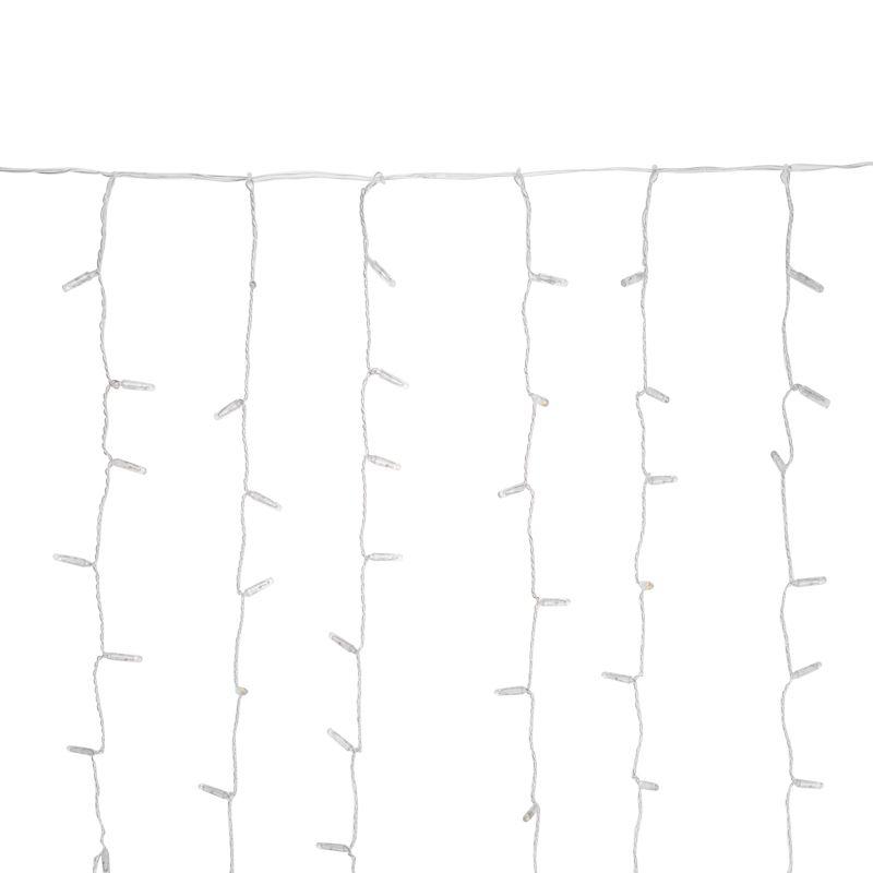 Гирлянда Дождь "ПЛЕЙ-ЛАЙТ" 2х3м фиксинг силикон. провод; син. 448 LED 27Вт 220В IP44 NEON-NIGHT 235-153-6