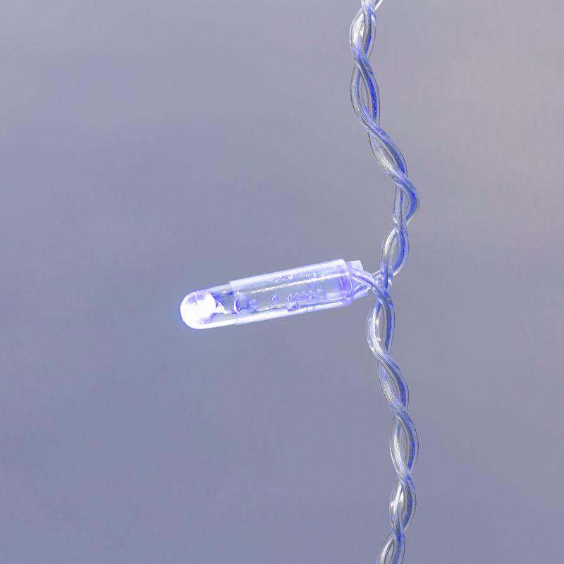 Гирлянда Дождь "ПЛЕЙ-ЛАЙТ" 2х3м фиксинг силикон. провод; син. 448 LED 27Вт 220В IP44 NEON-NIGHT 235-153-6