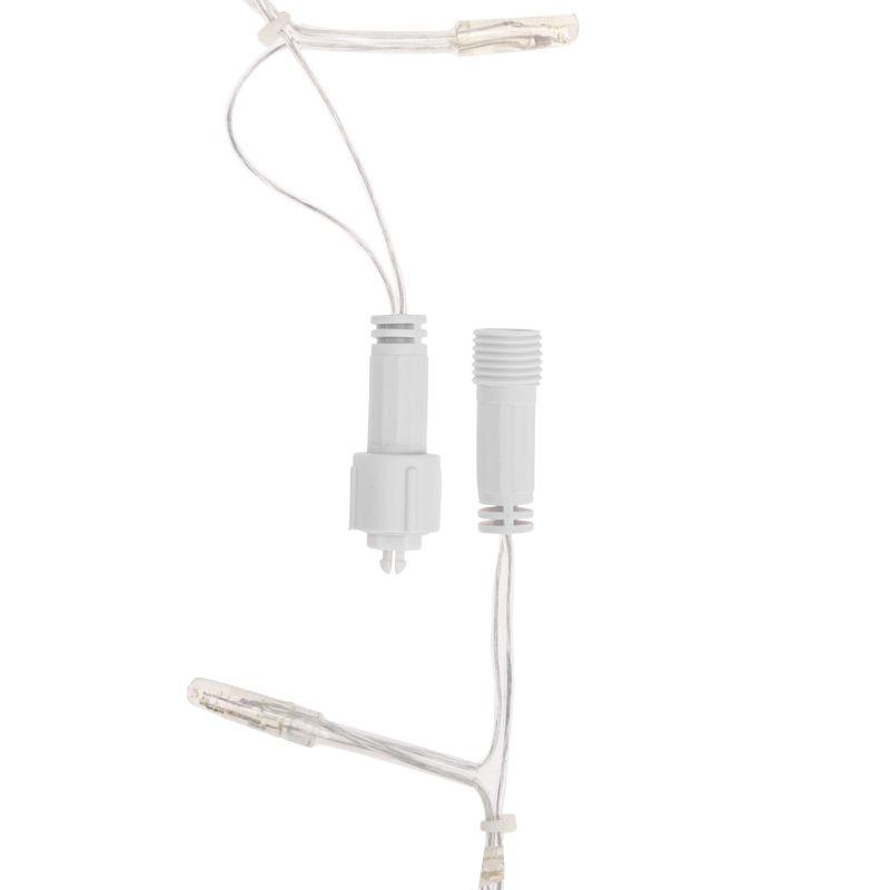 Гирлянда Дождь "ПЛЕЙ-ЛАЙТ" 2х3м фиксинг силикон. провод; син. 448 LED 27Вт 220В IP44 NEON-NIGHT 235-153-6