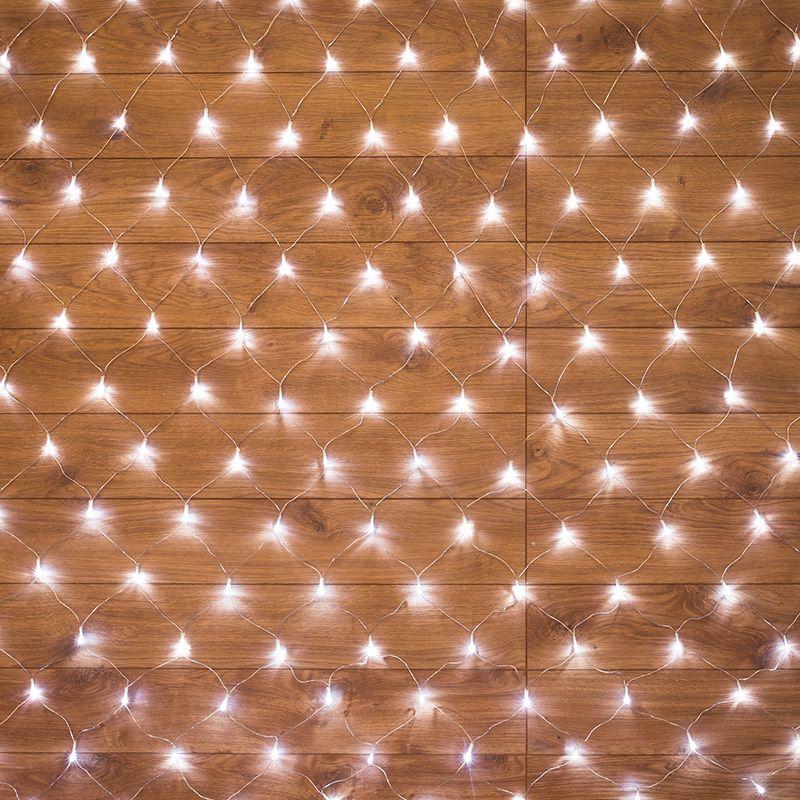 Электрогирлянда домашняя светодиодная, свечение с динамикой, прозрачный провод белый