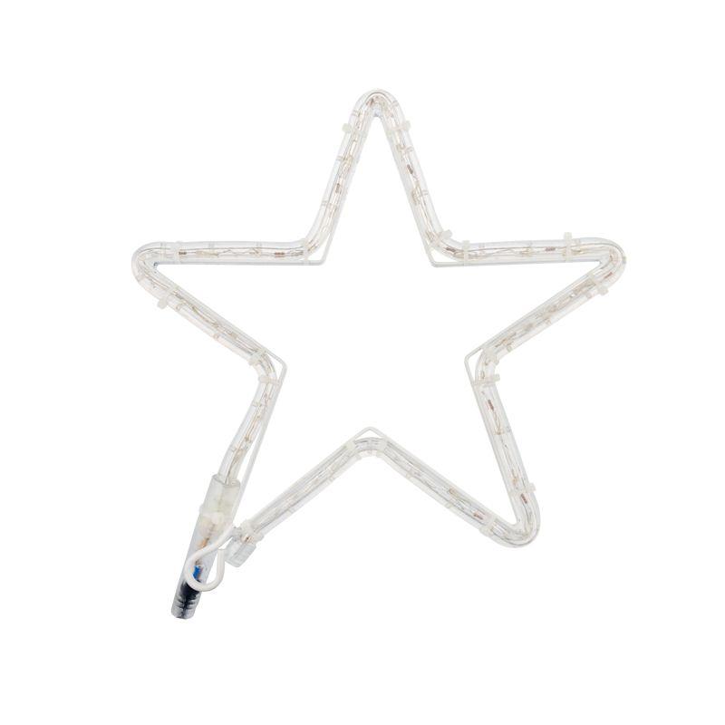 Фигура профессиональная световая Звездочка LED белый 30х28см (501-211-1)