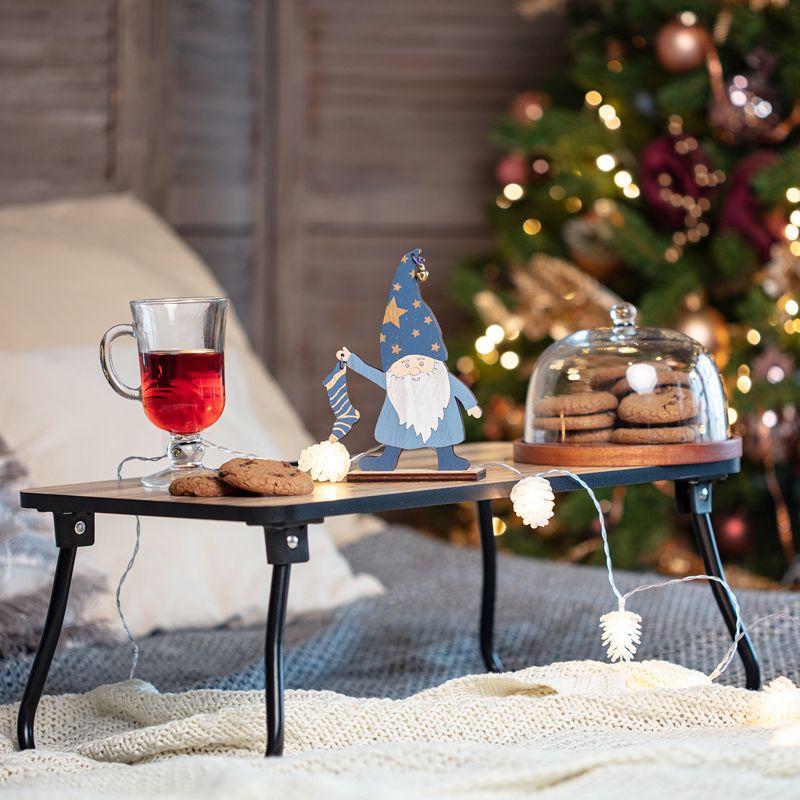 Деревянная домашняя фигурка Гном с носком 15х4х17 см NEON-NIGHT (504-009)