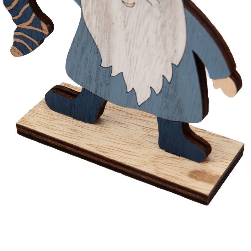 Деревянная домашняя фигурка Гном с носком 15х4х17 см NEON-NIGHT (504-009)