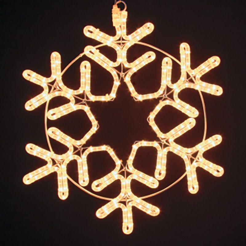 Фигура из дюралайта "Снежинка большая" 55смх55см 42Вт 220В IP44 бел. NEON-NIGHT 501-324