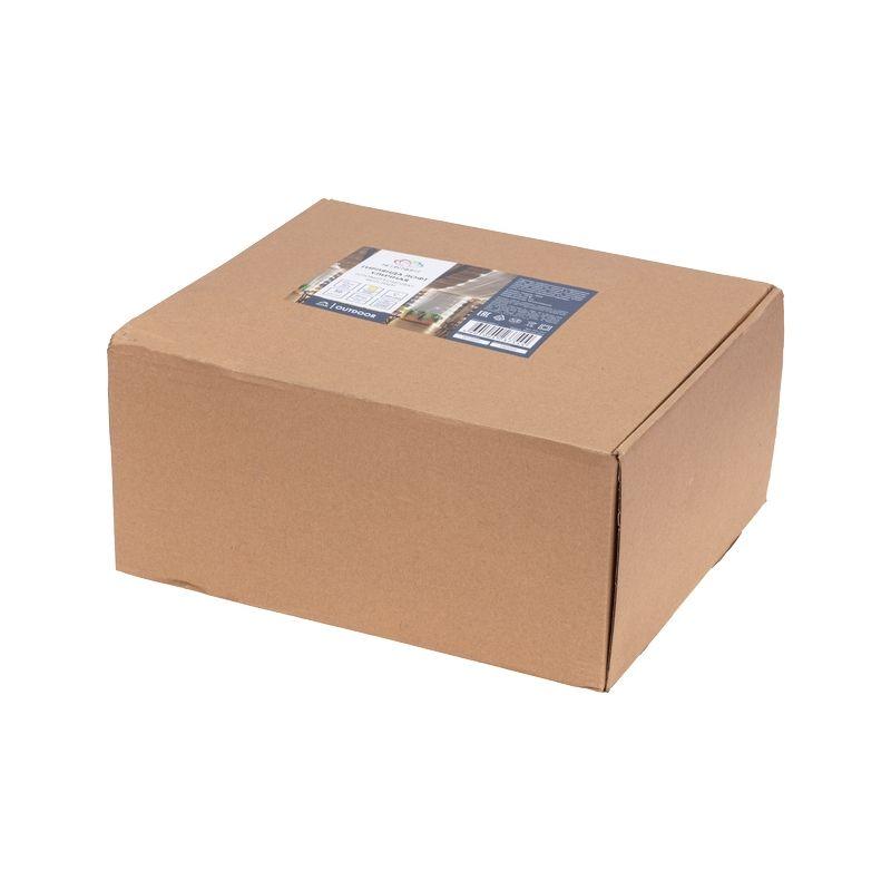 Уличная гирлянда «Лофт», черный каучук, 20 прозрачных ламп х 5 LED, влагостойкая IP44, 10м.,