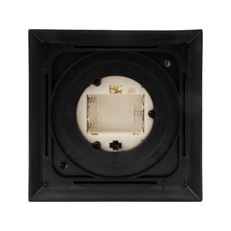 Фонарь декоративный 14х14х27см тепл. бел. со свечкой и шишкой корпус бронз. Neon-Night 513-048