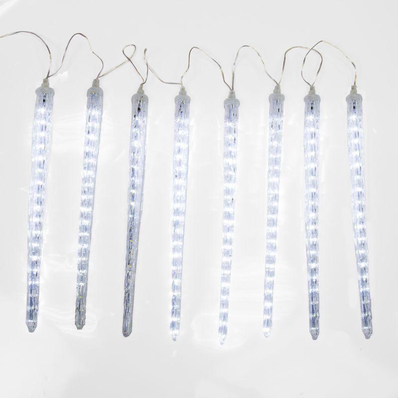 Гирлянда светодиодная "Сосульки" 3.5м 8 сосулек х50см 300LED 7Вт IP20 Neon-Night 256-415