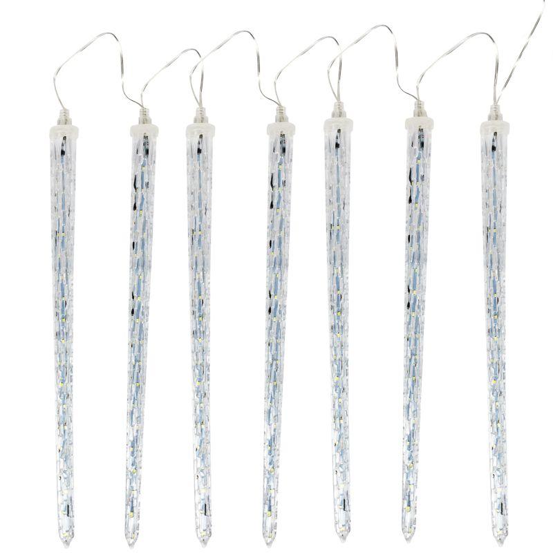 Гирлянда светодиодная "Сосульки" 3.5м 8 сосулек х50см 300LED 7Вт IP20 Neon-Night 256-415