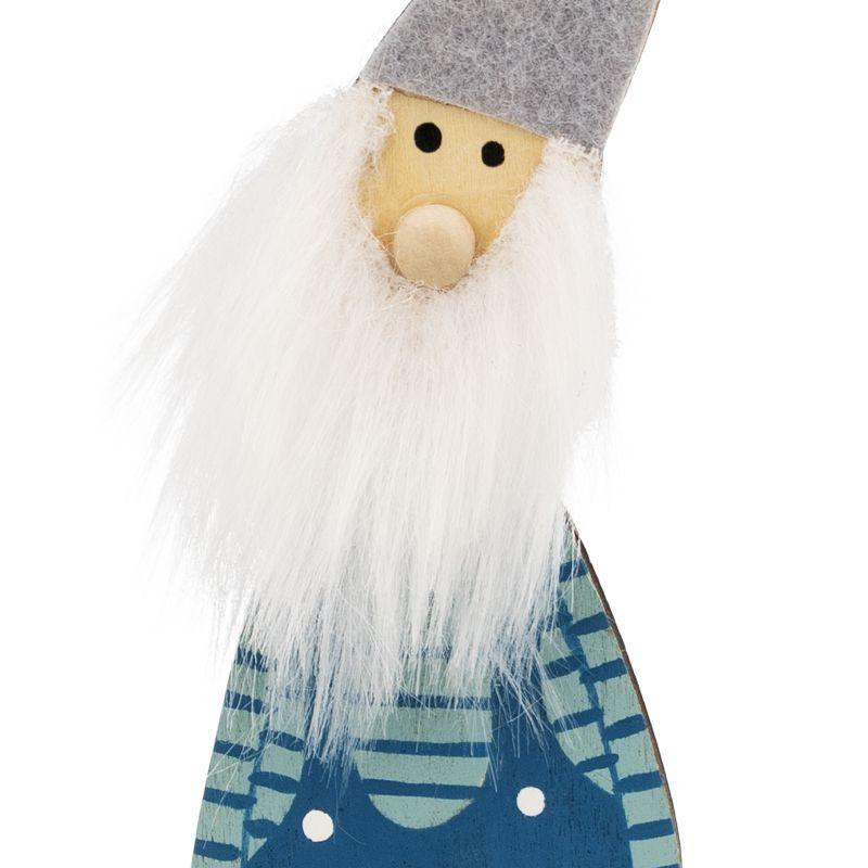 Фигура деревянная "Гномик-бородач" 7х4.5х18см Neon-Night 504-008