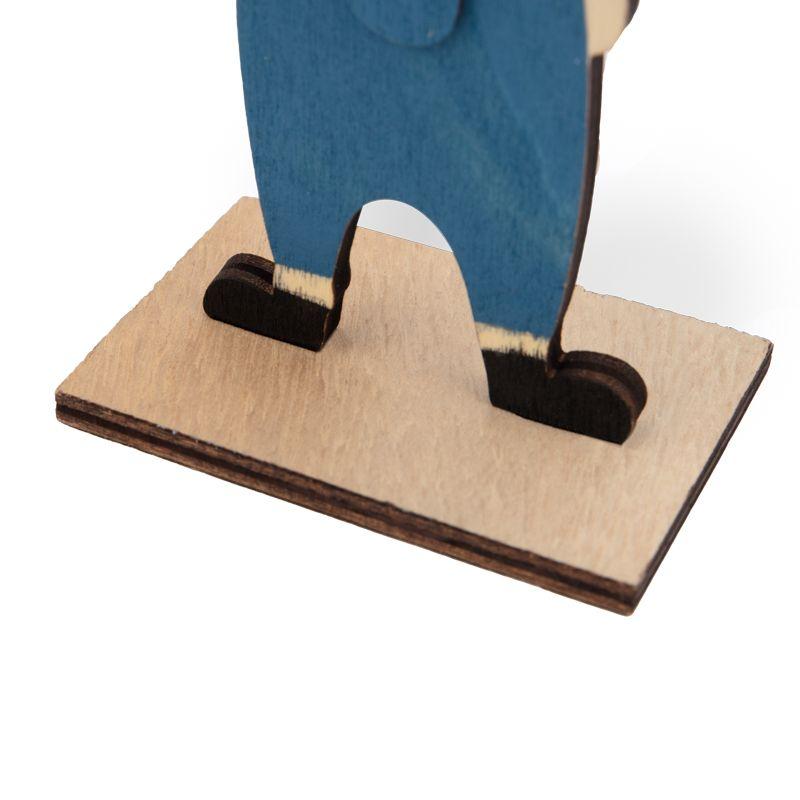 Фигура деревянная "Гномик-бородач" 7х4.5х18см Neon-Night 504-008