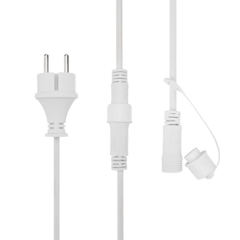 Гирлянда "Белт Лайт" 10м шаг 50см 20 подвесных патронов 25Вт IP44 провод каучук бел. Neon-Night 331-336