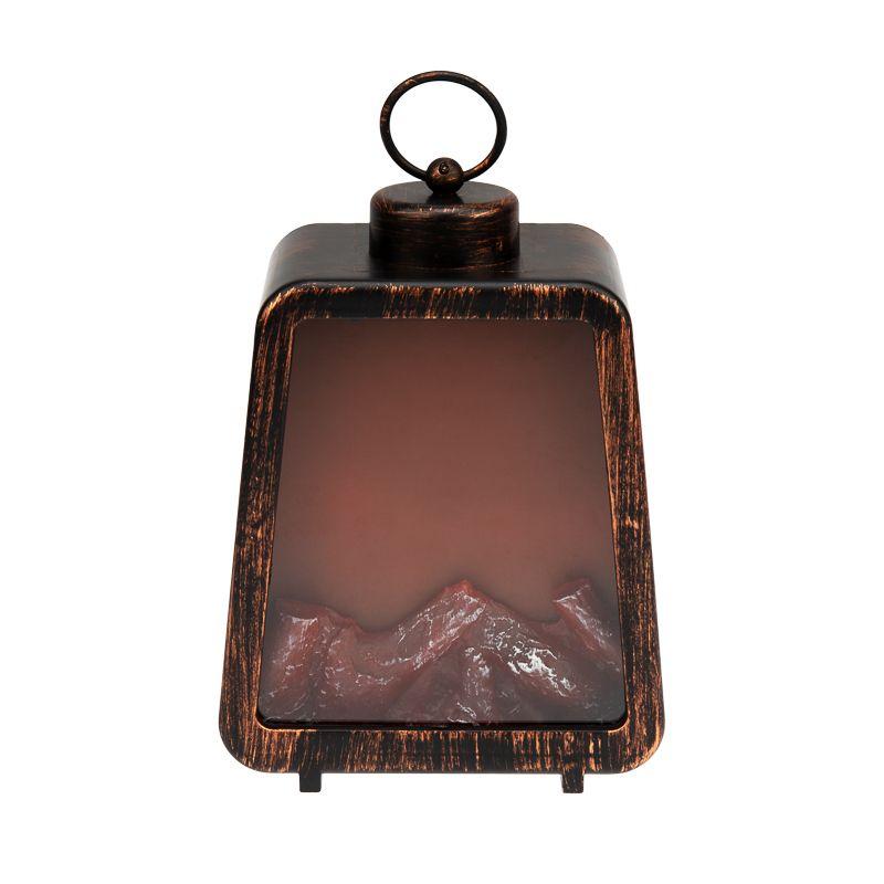 Камин светодиодный "Лофт" 17х10х24.5см эффект живого огня USB и элементы питания 3хC (не в компл.) Neon-Night 511-034