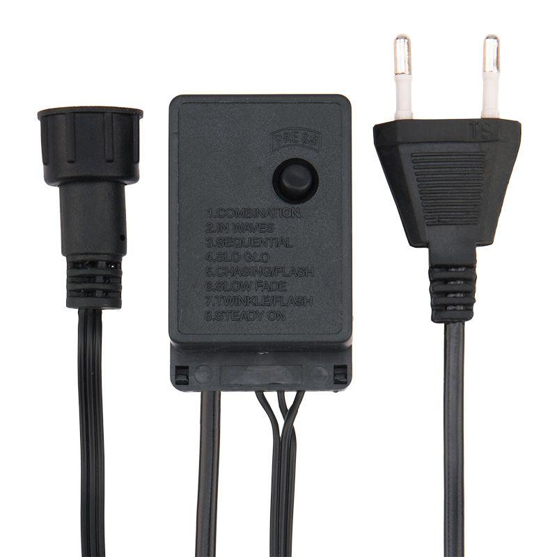 Гирлянда светодиодная елочная с кольцом 7 нитей х1.5м 105LED тепл. бел. 5.5Вт IP20 не соединяется Neon-Night 235-076