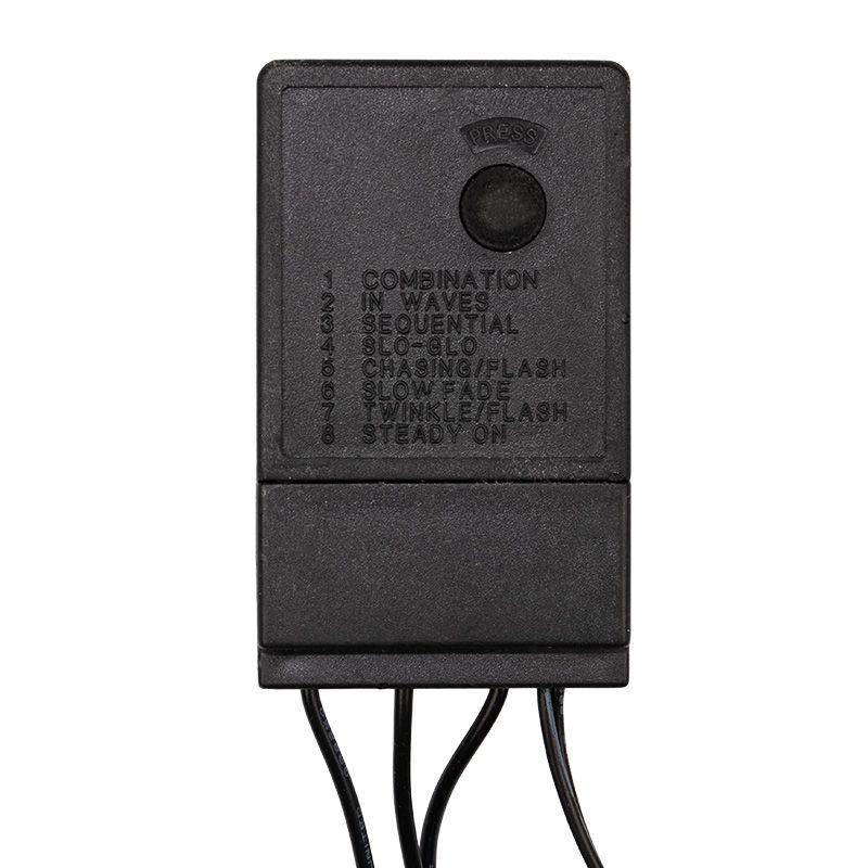 Гирлянда "КЛИП ЛАЙТ" 3 нити х20м 399LED 25Вт 24В (с трансф.) бел. NEON-NIGHT 323-305