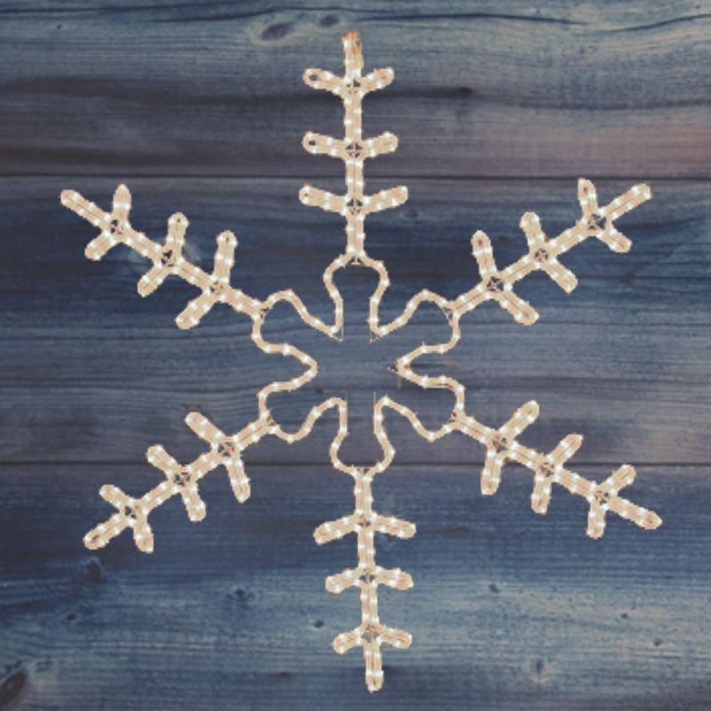 Фигура светодиод. "Снежинка большая" 95х95см бел. 83Вт 220В IP44 NEON-NIGHT 501-313