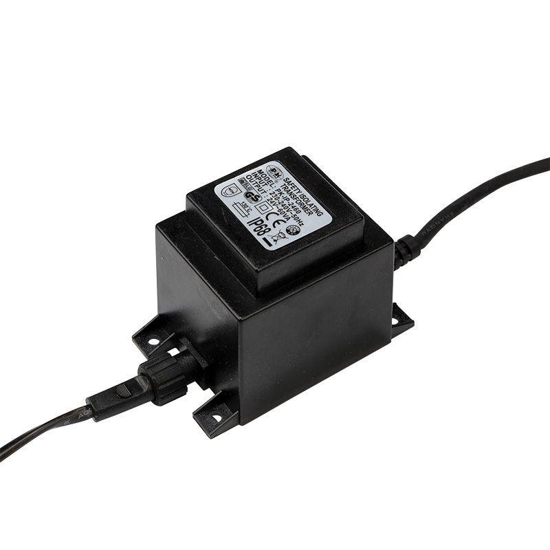 Гирлянда "КЛИП ЛАЙТ" 5 нитей х20м 665LED 40Вт 24В (с трансф.) мерцающая бел. NEON-NIGHT 323-605