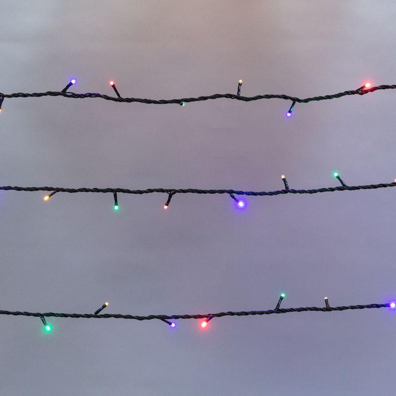 Гирлянда "ТВИНКЛ ЛАЙТ LED" (с контроллером 8 режимов) 10м 100LED 10Вт 220В IP44 мультиколор NEON-NIGHT 303-139