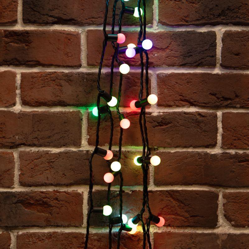 Гирлянда "LED ШАРИКИ" 20мх1.75 см 200LED 58Вт 220В IP44 мульти. NEON-NIGHT 303-509