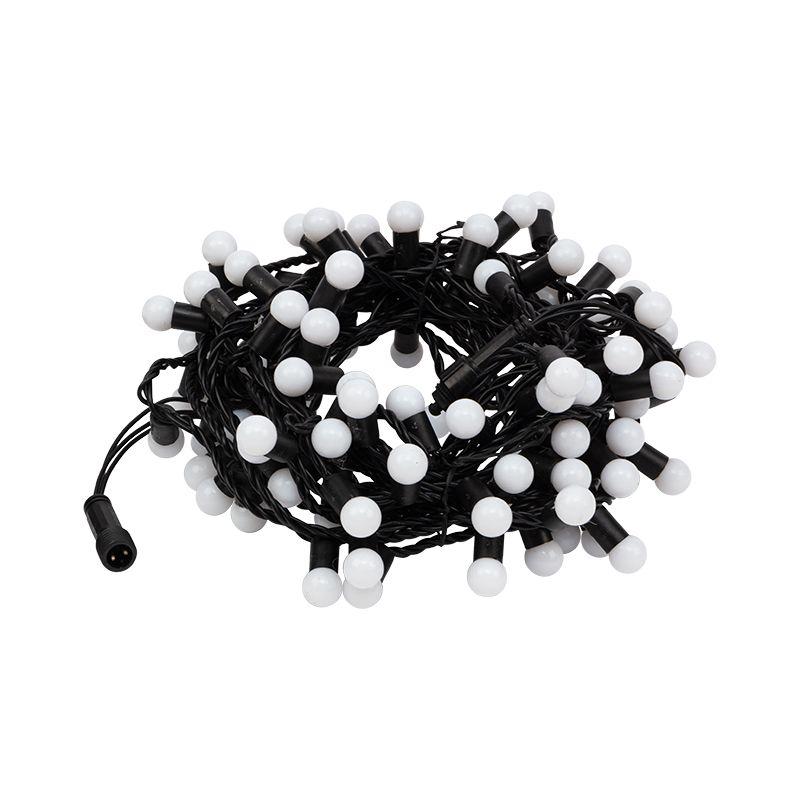 Гирлянда "LED ШАРИКИ" 20мх1.75 см 200LED 58Вт 220В IP44 мульти. NEON-NIGHT 303-509