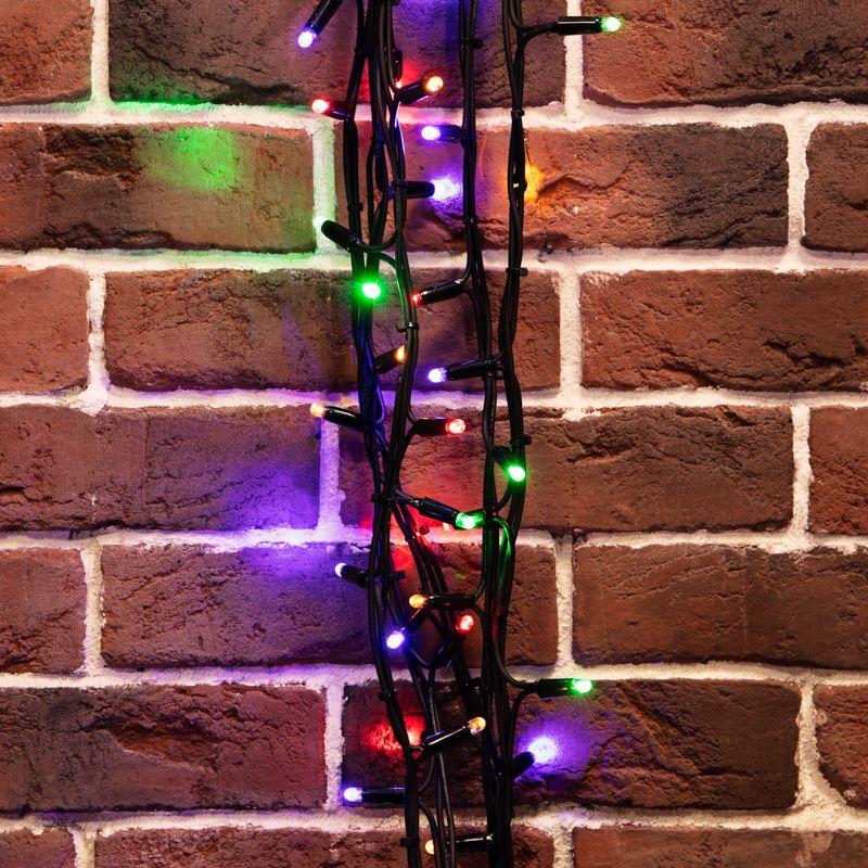 Гирлянда "ТВИНКЛ ЛАЙТ LED КАУЧУК" (с контроллером 8 режимов) 20м 240LED 20Вт 220В IP67 мультиколор NEON-NIGHT 303-329