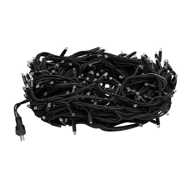 Гирлянда "ТВИНКЛ ЛАЙТ LED КАУЧУК" (с контроллером 8 режимов) 20м 240LED 20Вт 220В IP67 мультиколор NEON-NIGHT 303-329