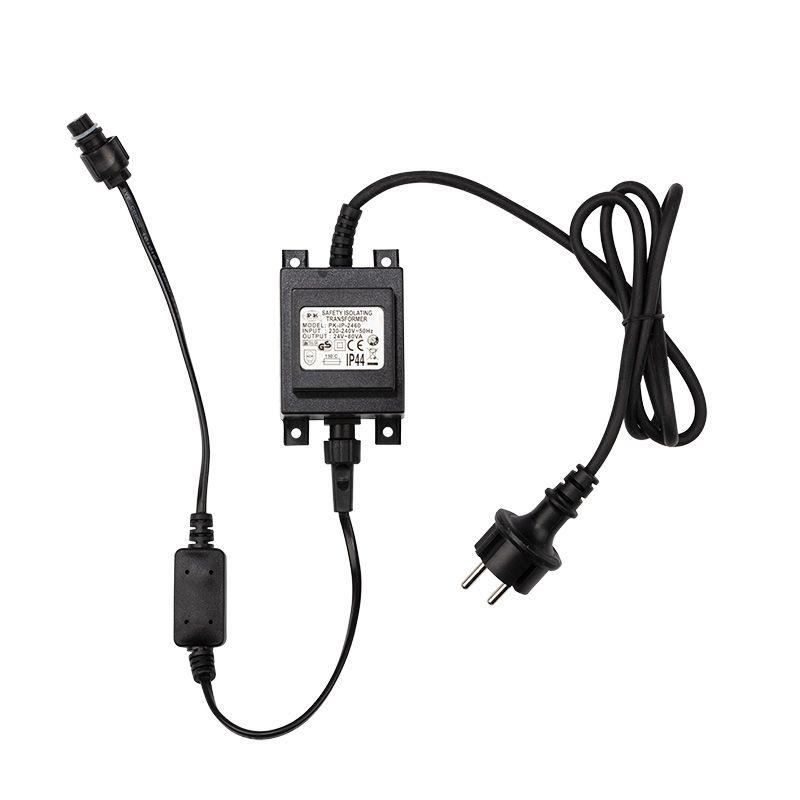 Гирлянда "КЛИП ЛАЙТ" 5 нитей х20м 665LED 40Вт 24В IP65 (с трансф.) бел. NEON-NIGHT 323-505