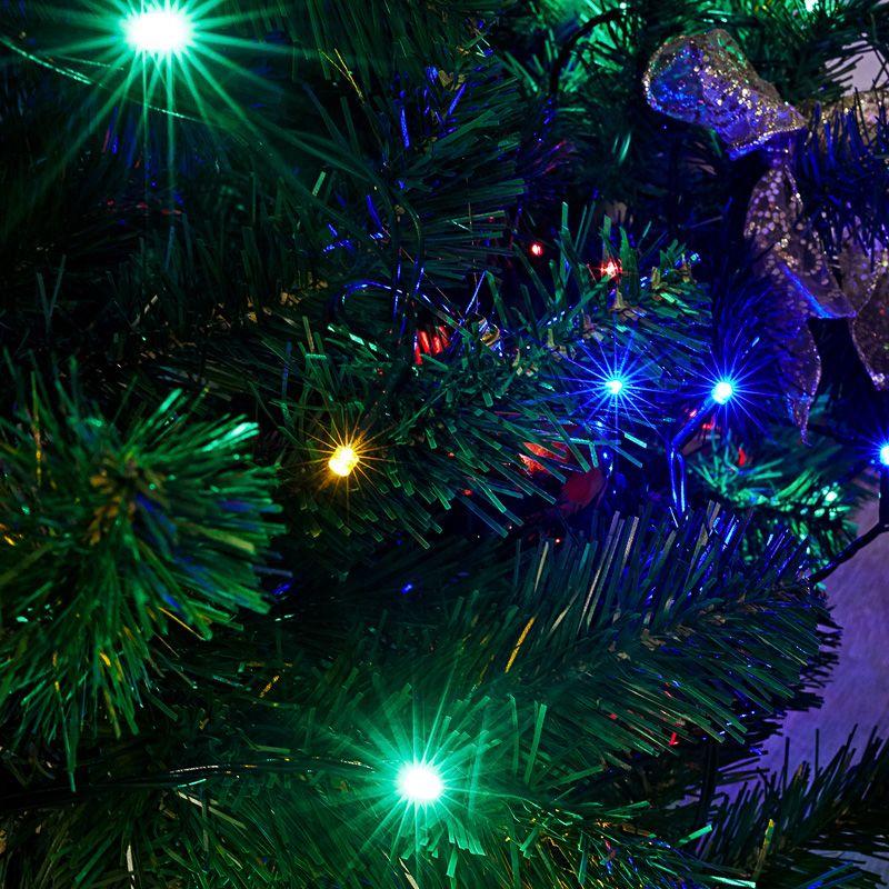 Гирлянда "ТВИНКЛ ЛАЙТ LED" (с контроллером 8 режимов) 20м 160LED 10Вт 220В IP44 мульти. NEON-NIGHT 303-119